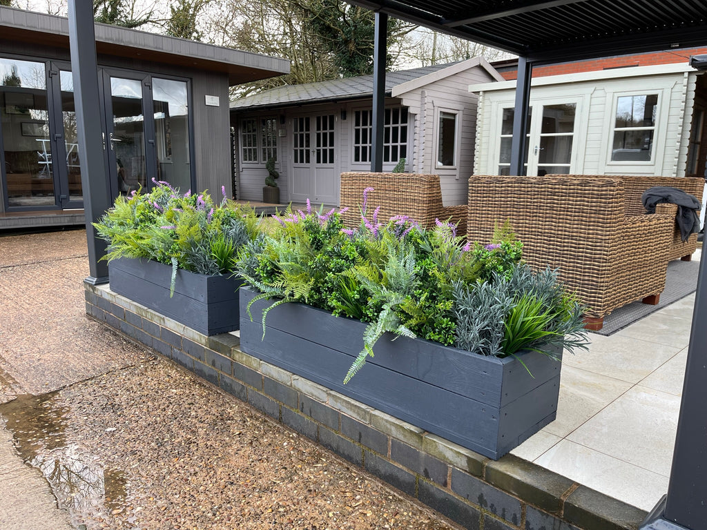 Artificial mixed planting for troughs