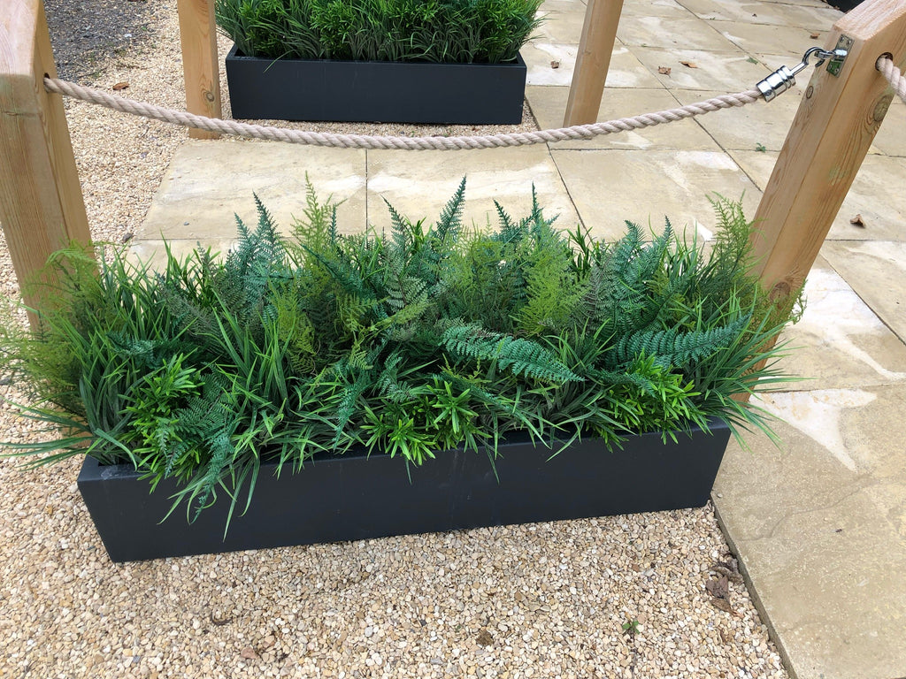 Artificial mixed planting for troughs