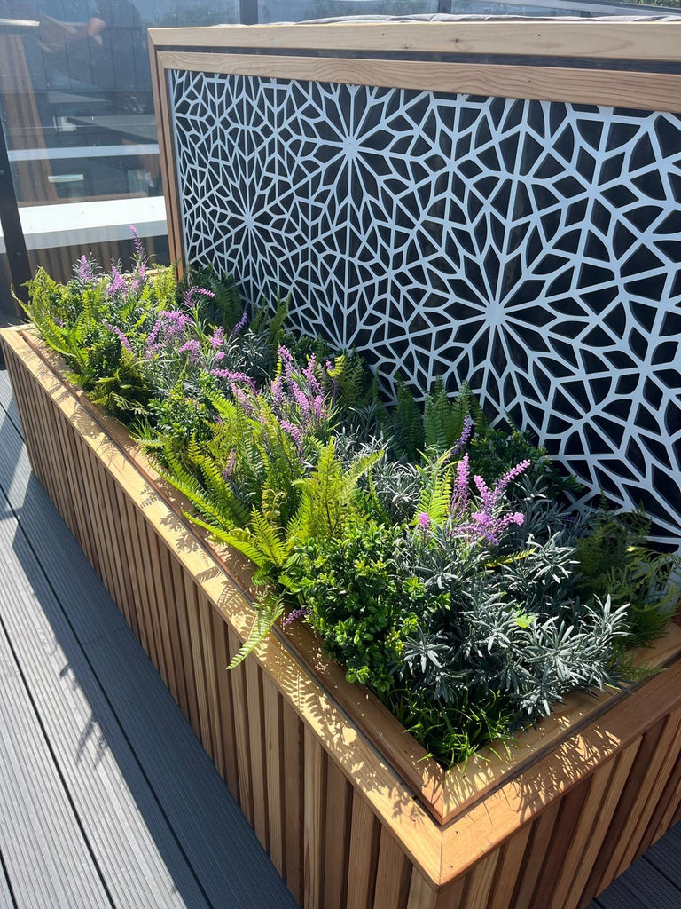 Artificial mixed planting for troughs