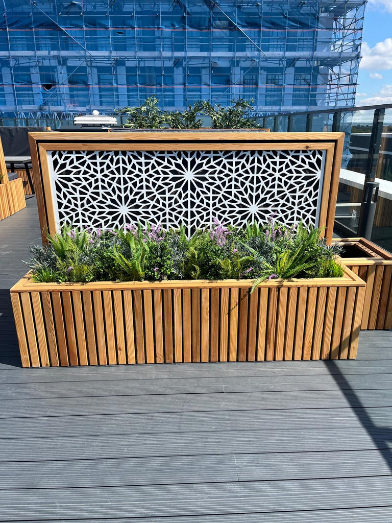Artificial mixed planting for troughs