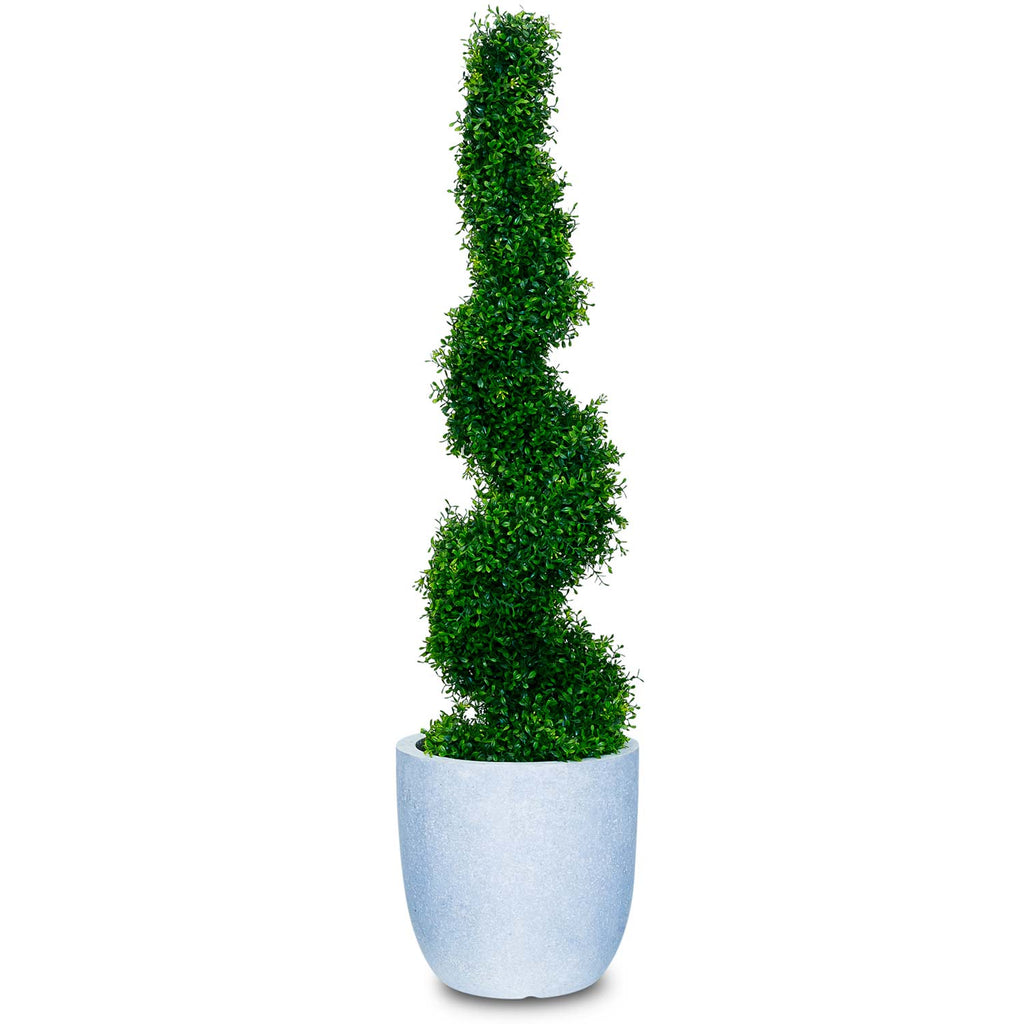 Artificial Topiary Boxwood Spiral