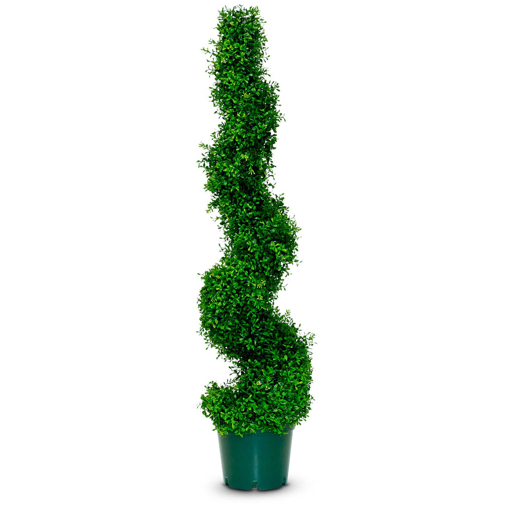 Artificial Topiary Boxwood Spiral